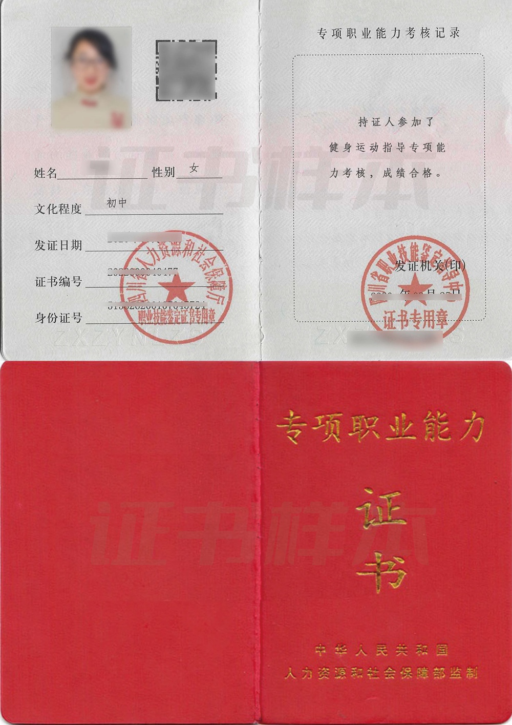 专项证书