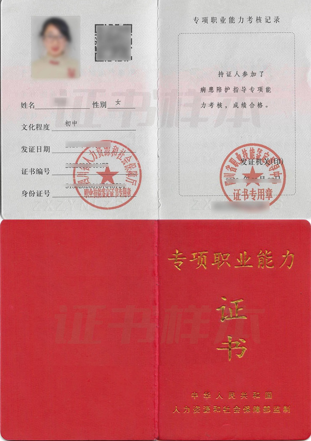 专项证书