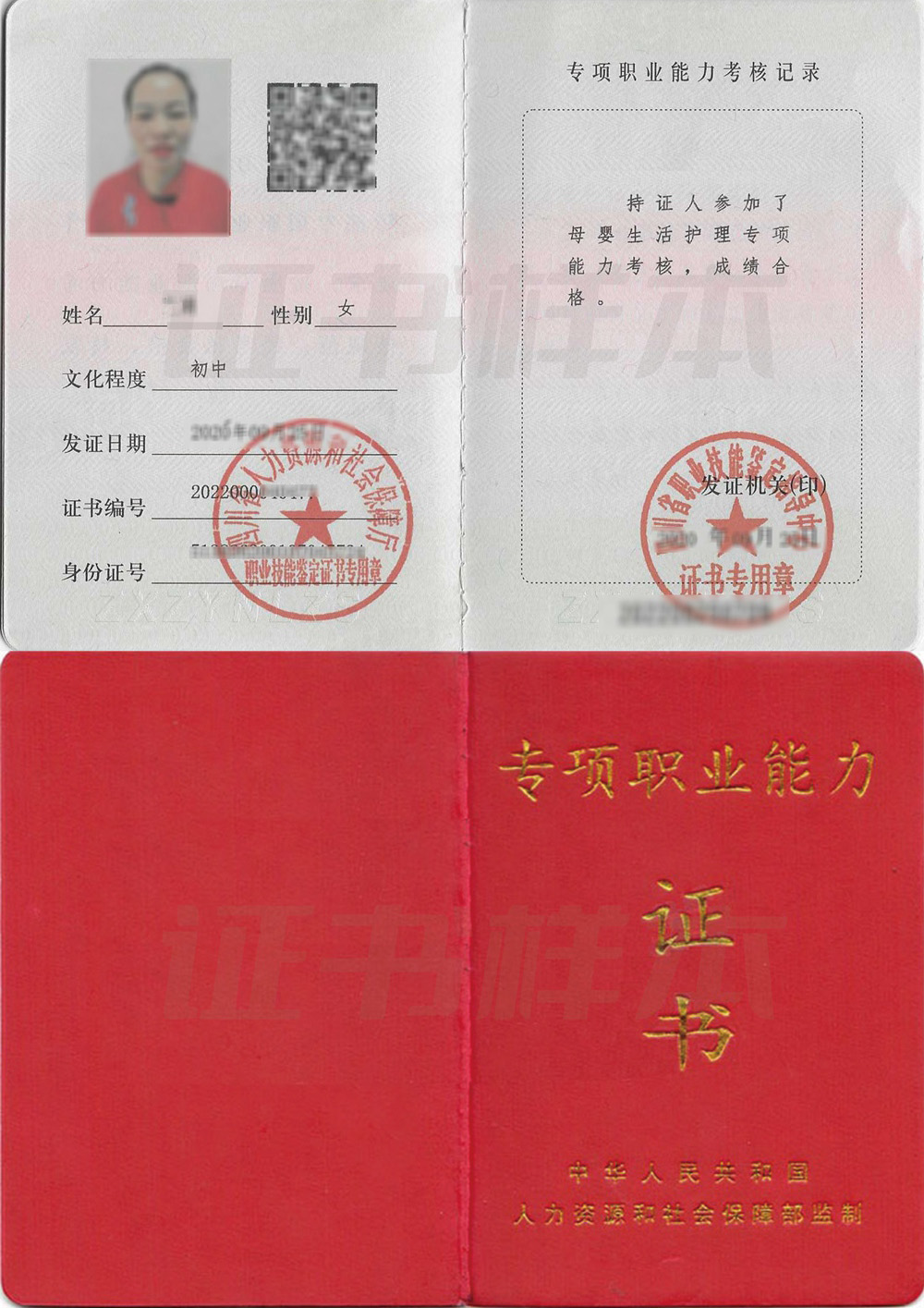 专项证书